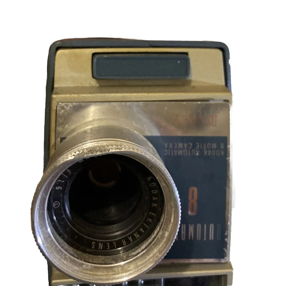 Vintage Kodak‎ Automatic 8 Movie Camera & Film Inside Ektanar Lens